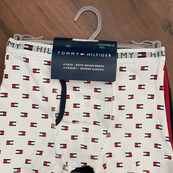 4 PACK NEW BOY’S TOMMY HILFIGER BOXER BRIEFS SZ 8-10 - Picture 3 of 6